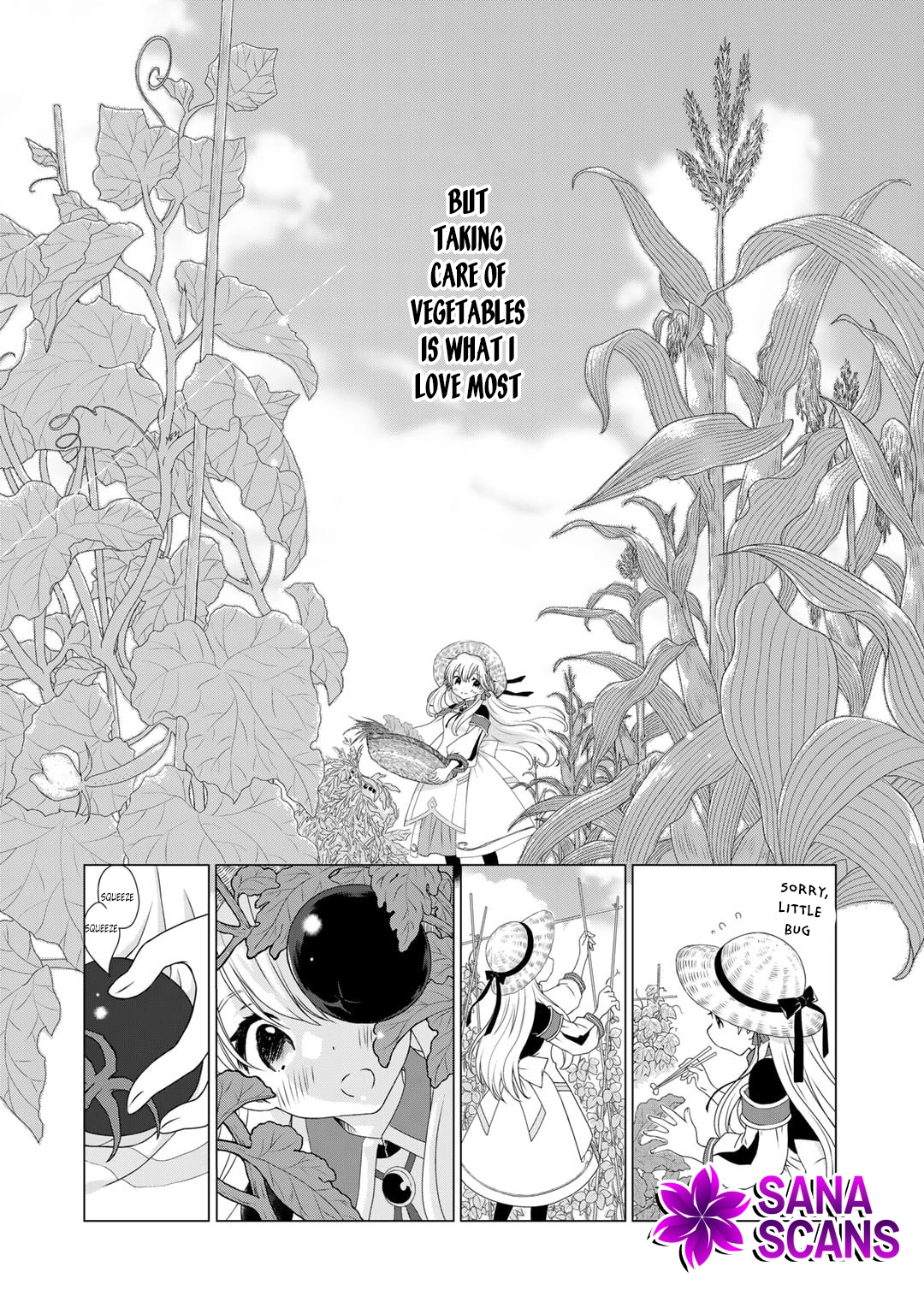 Cheat Home Garden — Maybe I’m the real Spirit Princess, but I’ll just farm. Chapter 1 Page 12